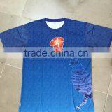 SUBLIMATED T-SHIRT, SHORT SLEEVE , ROUND NECK, 100% POLYESTER