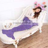 Wholesale Crochet Animal Adult TV Mermaid Tail Blanket thumbnail-2