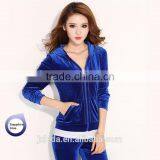 OEM Design Muti Color Polar Fleece Full Zip Plain Jacket Joggers Tracksuit thumbnail-3