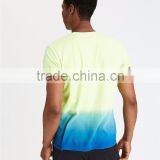 MGOO Wholesale Mens Dip Dye T Shirt Cheap Round Neck Slim Fit Fashion T Shirts thumbnail-2