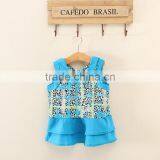 New Arrival Cheapest Indian Girls Without Dress 2017 New Child Clothes Baby Girls' Suits Summer Kids Clothes 2-7 Years Old thumbnail-2