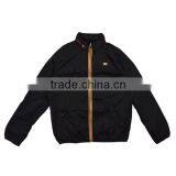 Fashion Men Nylon Solid Black Jacket for Spring thumbnail-5