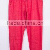 Customized Skinny Sports Pants Pop Style CVC60/40 Cotton Wholesale Cheap Plain Blank Pants thumbnail-2