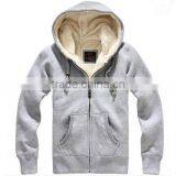 China Oem Cheaper Customized Fleece Hoodies Combination Camo Fleece Wholesale Good Quality Warm Zipper Hoodies thumbnail-3
