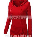 Custom Made Blank Elongated Solid Color Pullover Hoodies thumbnail-3