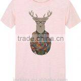 50% Cotton 50% Polyester Custom Screen Printed t Shirt thumbnail-2