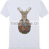 50% Cotton 50% Polyester Custom Screen Printed t Shirt thumbnail-3