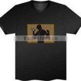 High Brightness & Good Quality EL Sound Active T-shirt With Customized Design thumbnail-1