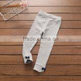 S32838W Kids Girls Bow Pants Children Cashmere Trousers Girl Velvet Leggings Pants thumbnail-2