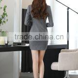 Juqian Fashion Uniforms Elegant Ladies Office Uniform Designs for Women Korean Style thumbnail-3