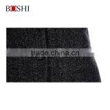 Custom Gery Fashion Blazer Of Ladies Two Button Mandarin Collar Suit thumbnail-6