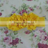 2016 Baby Flower Headbands Wholesale Infant Cotton Hair Band Baby Headwear Flower Hair Elastic Headbands for Babies thumbnail-3