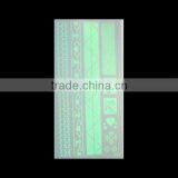 Body Art Multicolor Mixed Pattern Removable Waterproof Metallic Glow In The Dark Temporary Tattoo Custom thumbnail-2