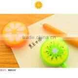 Hot Sale Cute Cartoon Fruit Shape Black Gel Pen for Kids Promotion Gifts thumbnail-2