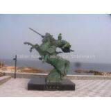 Bronze General Riding On Horse Statue thumbnail-3