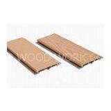 Exterior WPC Wall Cladding Weather Hollow Board Natural Color