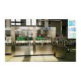 Mineral / Drinking Water Plastic Bottle Filling Machine With Screw / Sport Cap