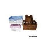 Willow Basket and Seagrass Basket thumbnail-1