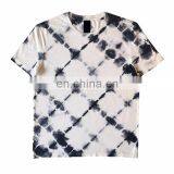100% Cotton Customized Brand Men's Knitted Long Sleeve V-neck Tie-dyed Technics T-shirt thumbnail-2