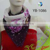 Printed High Fashion Customized Polyester Turkish Scarves for Promotion thumbnail-2