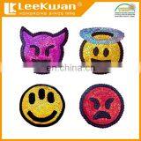 Emoji Shining Cheap Various Cartoon Sequin Embroidery Design thumbnail-5