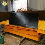 7LSJG Shandong SevenLift 3 Ton One Floor Stationary Manual Hydraulic Electric Scissor Cargo Goods Lift Platform Used thumbnail-4