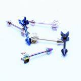 Beauty Care Feather Feather Arrow Earrings, Titanium Body Piercing Foreign Trade Accessories Wholesale thumbnail-3