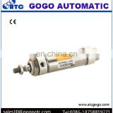 20mm bore 50mm stroke Air TAC Type 20*50 CDM2B Series Long Stroke Stainless Steel Mini double acting pneumatic cylinder