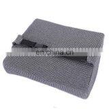 Hot Sale Grey Memory Pillows Soft Sleep Pillow Car Waist Cushion Memory Foam Pillow for Travel Sleeping thumbnail-3