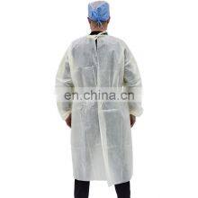 Reusable Isolation Gowns Level 2 With Knitted Cuff Disposable SMS/PP PE Isolation Gowns Fluid Resistant thumbnail-3
