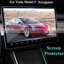 15inch Model 3 Center Control Touch Screen 2.5D Car GPS Navigation Tempered Glass Screen Protector for Tesla Model 3 thumbnail-3
