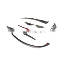 Carbon Moulding Trims Bumper Aprons Flaps For Mercedes Benz W117 C117 4Dr Cla250 6Pcs/Set thumbnail-2