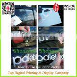 Die Cut Stickers / Die Cut Sticker Installing Image