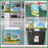 plastic folding exhibition stand promotion table
