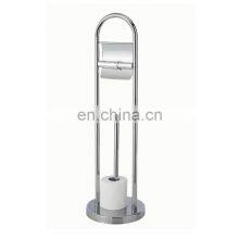 Stainless Steel Free Standing Toilet Paper Holder thumbnail-4