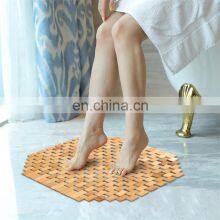 New Modern Eco-friendly Bathroom Mats Non-slip Best Quality Bathroom Mats Floor Household Nature Bamboo Bathroom Mat thumbnail-5