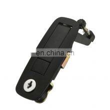 MS718 Продажа черного порошкового покрытия цинкового сплава промышленного шкафа плоского замка