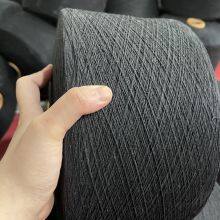 Ne6s Black 6 Cylindrical Tube 35% Poly & 65% Cotton Blended Yarn Gloves Yarn thumbnail-3