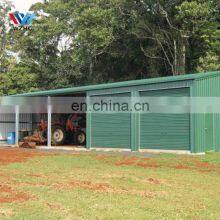 Construction Design Steel Frame Pre-engineered Prefabricated Storage Mobile Garage Container Car Port Garage