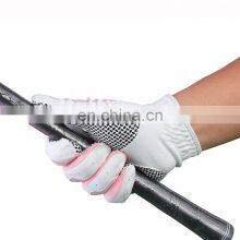 Custom Logo Microfiber Comfortable Women Professional Cabretta Leather Exercise Train Golf Gloves thumbnail-5