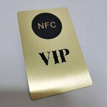 NFC Metal Business Card NFC Cards NTAG213/215/216 Rewritable Rfid Card thumbnail-2