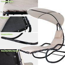 Grey Color Outdoor Modern Design Rocking Chair Indoor/Outdoor Leisure Swing Hanging Chair thumbnail-2