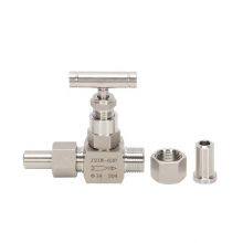 J13W Internal Thread Stainless Steel Globe Valve Needle Valve Thread High Pressure Valve Pressure Gauge Needle Valve thumbnail-4