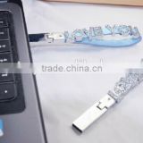 2014 New arrival letters Jewelry usb drive, Fashionable Jewelry pendrive1gb to 64gb, wholesale price usb stick