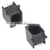 Top Entry RJ12 PCB Telephone connector/Jack/socket