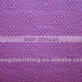100% cotton jacquard interlock knitted fabric