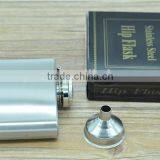 4oz Stainless Steel Liquor Wine Flask With Hinged Screw-On Cap DHL Freeshipping thumbnail-2