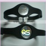 european style cheap magnetic silicon wristband for promotion