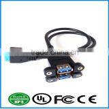 Other Type and USB Interface Type USB 3.0 Pin Header 19 Pin Buchse 1 x USB 3.0-A Buchse thumbnail-2