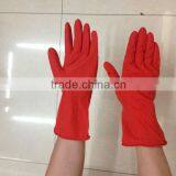 Household Gloves Red Color Longer Welding Gloves thumbnail-2